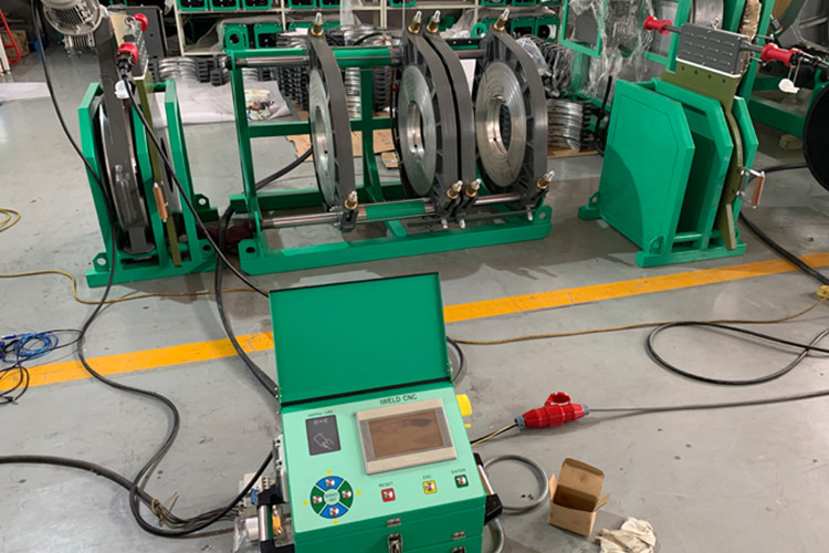 Four Clamp Hdpe Fusion Welding Machine , 230V Plastic Pipe Joint Machine