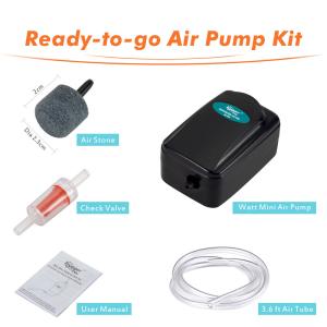 Quality Hydroponics 50gph Oxygen Pump For Fish Bowl wholesale
