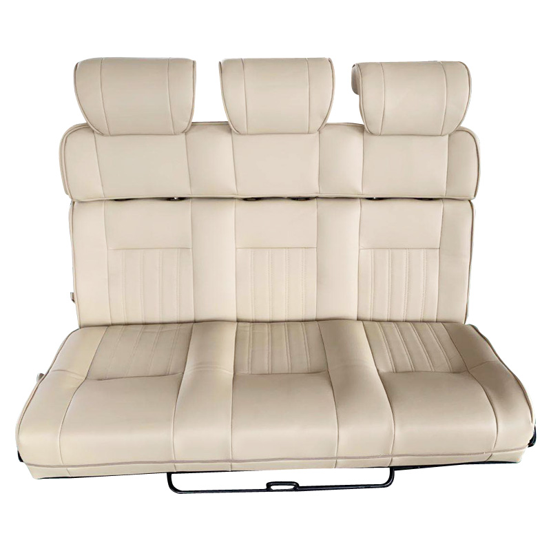 new design luxury car seats bed RV car back seat bed 3 seat with recliner backrest