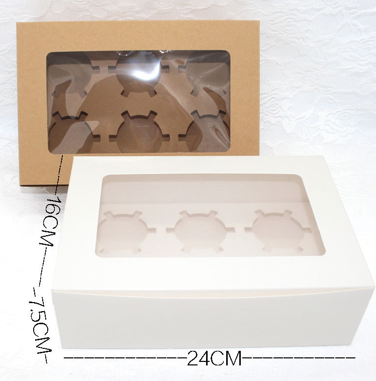 Multi Color Choices Custom Cardboard Display Boxes With Clear Window