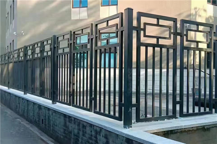 Wrought Iron Tubular Steel Fence Green Garrison Fencing Panels Spear Top Picket