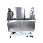 Fully Welded Stainless Steel Dog Wash Tub With Remote / Pedal Control Electric