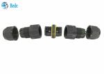 Outdoor IP 68 450V Waterproof Cable Connectors M25 2 3 4 5 Pins 2 Channel