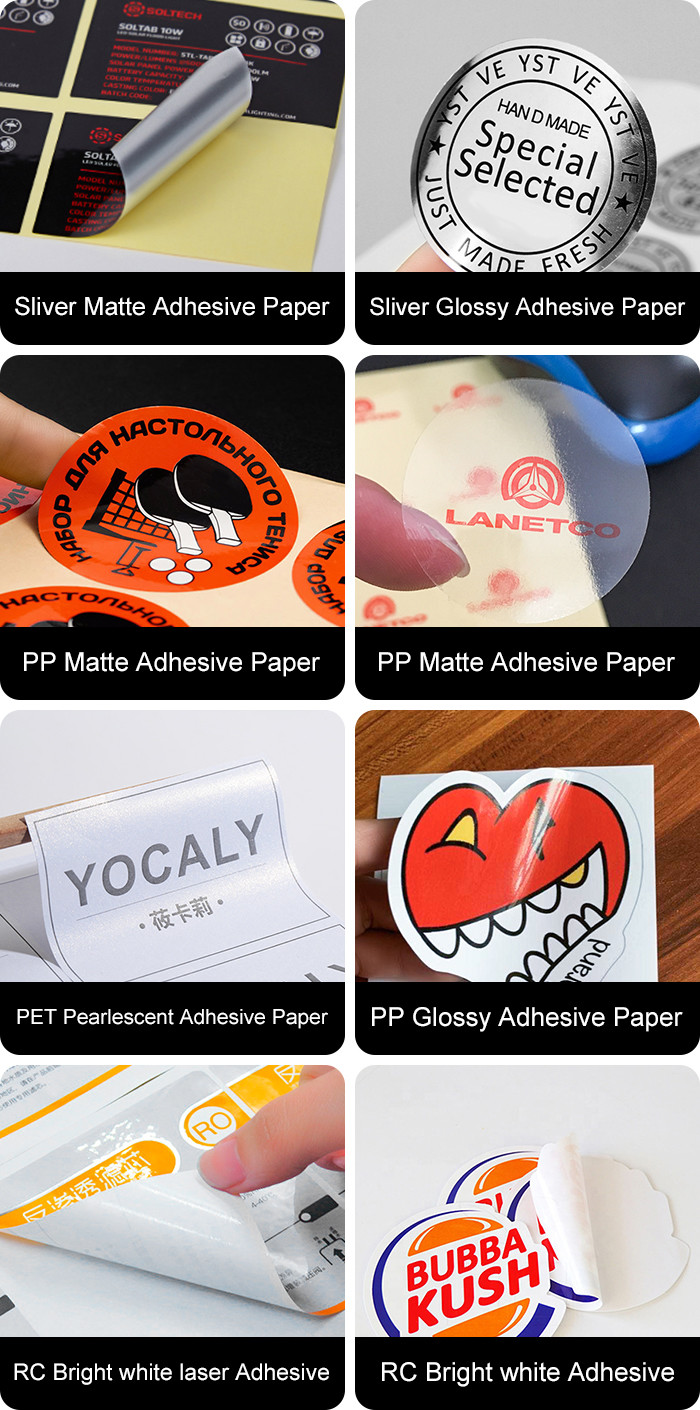 130gsm Printable Matte Waterproof Sticker Paper For Waterbased Dye Ink