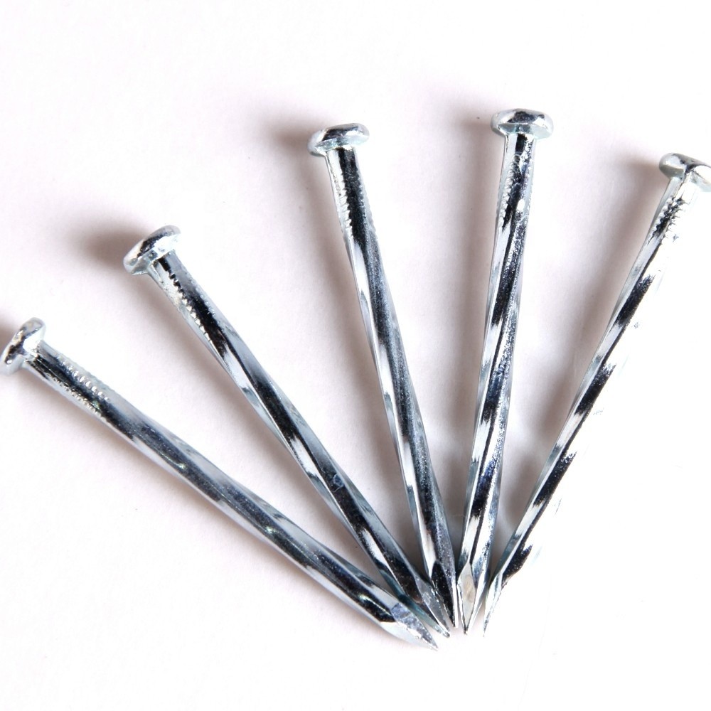 High Carbon 45 /55 Steel Building Steel Concrete Nails For 3/4 6 Inch Construction