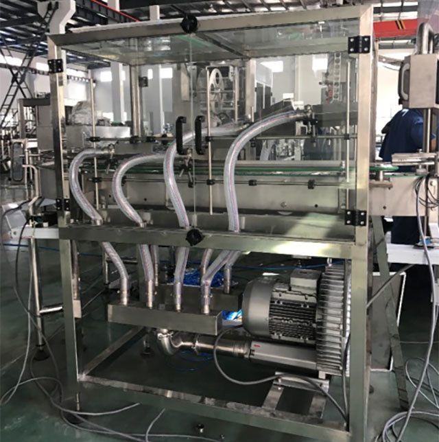 Sealed Window Structure Mass Flow Juice Beer Can Filling Machine