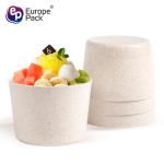 Alibaba best sellers disposable round shape 250ml wheat fibre cup