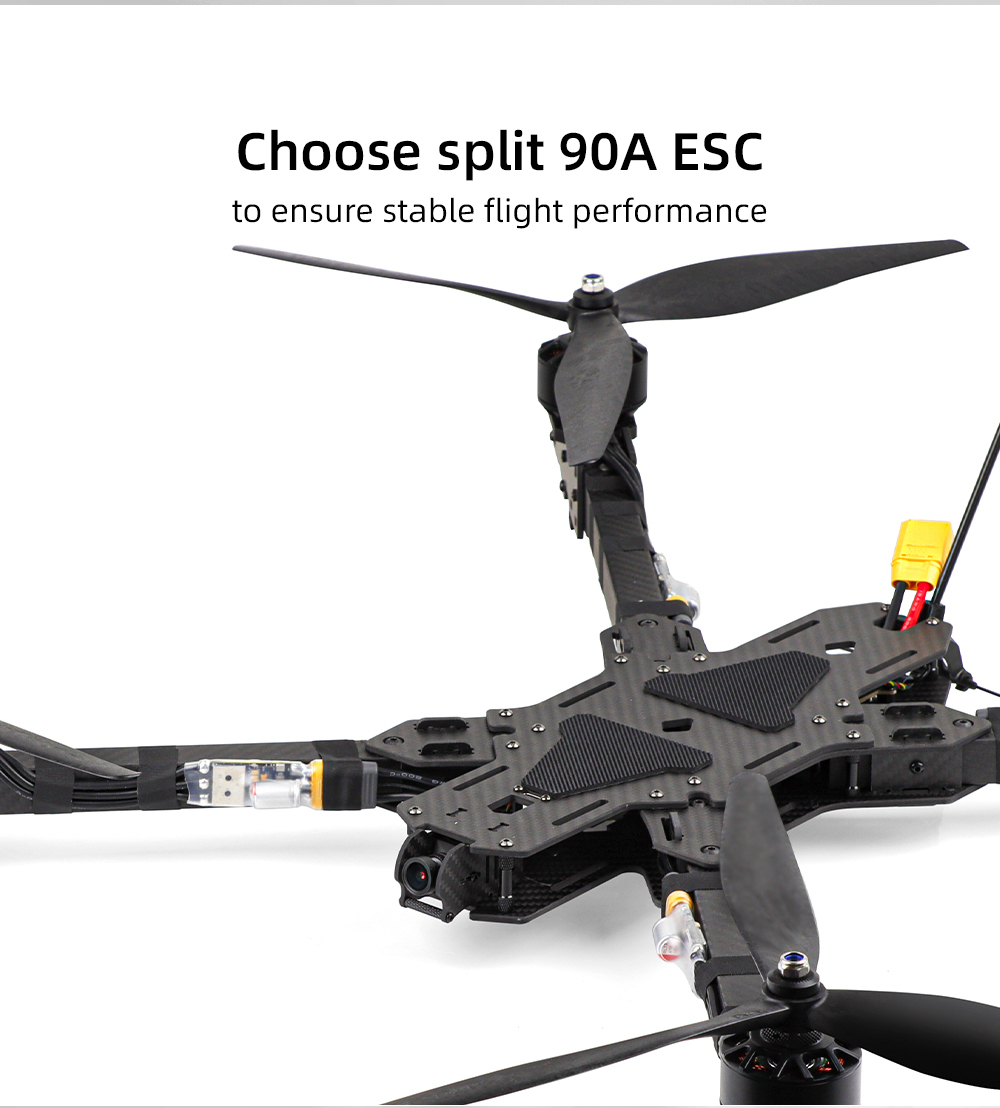 Long Distance 15inch Carbon Fiber Freestyle FPV Racing Drone Kit 1.6W 2W 3W