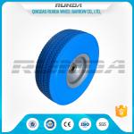 Various Colors 10 Inch Hand Truck Wheels Abrasion Resistant Comb Pattern