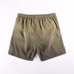 Olive Camouflage Mens Elastic Waist Board Shorts