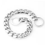 Dogs Luxury Stainless Steel Gold Crystal Diamond Chain Dog Collar All Season Pet