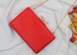 Summer Female Party Wedding Evening Clutch Bags , Ladies Clutch Bags With Ring