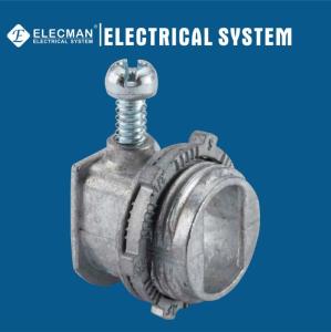 Quality Electrical Zinc BX To Conduit Connector Set Screw Cables To Box Type wholesale