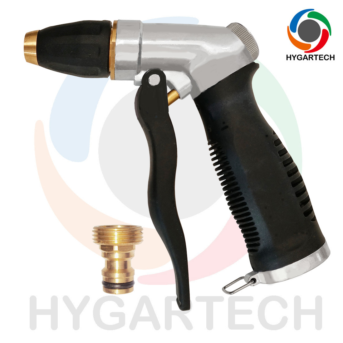 Metal Down Pressure Washing Gun Multi-Purpose Hose Nozzle With Front Trigger Control Valve