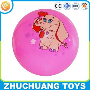 Quality pvc inflatable pink elephant custom print ball balloon wholesale