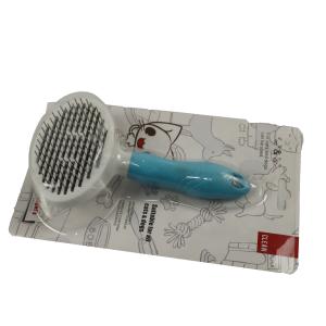 Quality Large Deshedding Self Cleaning Pet Comb Brush For Shedding With Button Hair Removal Cats Dogs 160g wholesale