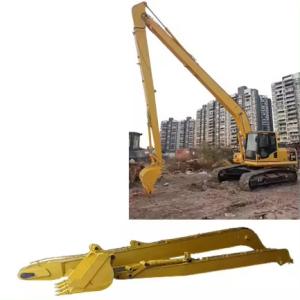 China Q355B 7-28m Long Boom Arm Excavator Extended Arm Long Boom With Rock Bucket For Hitachi Komatsu on sale