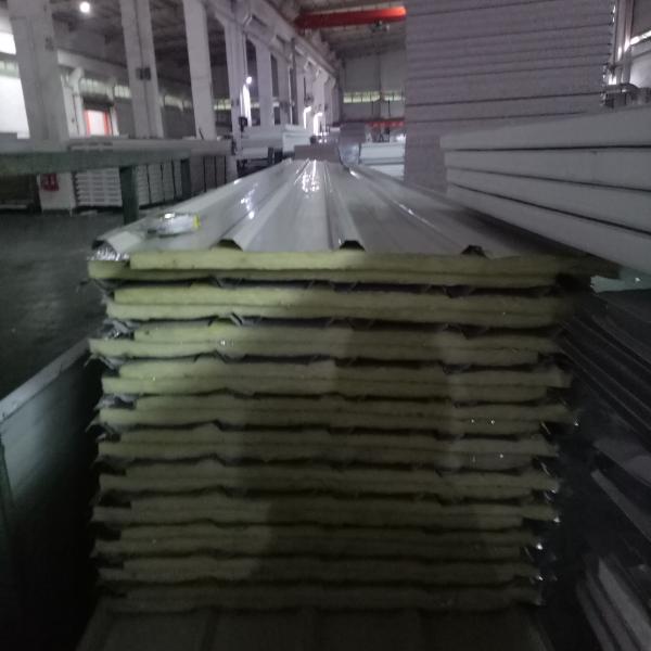 840-25-426mm iron grey steel sheet up and silver paper down glass wool sandwich