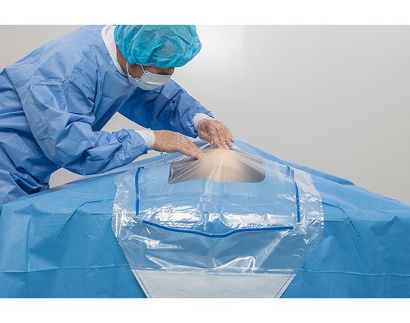 OEM Hospital Use Surgical Disposable Craniotomy Drape Pack With Gowns