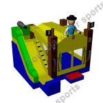 0.55mm PVC Tarpaulin Inflatable Indoor Castle