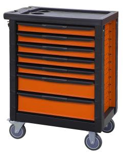 Quality 7 Drawers Lockable Tool Cabinet Toolbox On Wheels wholesale