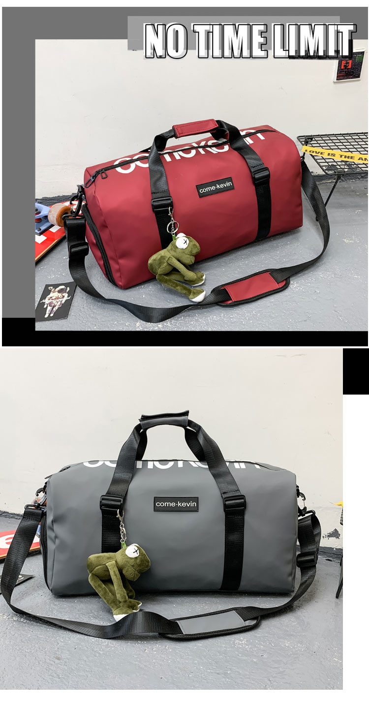 45L Lightweight Gym Duffle Bag Sport Gym Bag With Shoe And Wet Compartment