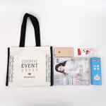 Economical Black Rope PP Non Woven Bags , Personalized White Non Woven Bag