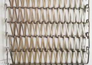Quality 10mm Stainless Steel Woven Sprial Wire Mesh Parking Garage ISO9001 wholesale