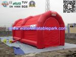 Promotional Red Inflatable Tent , Commercial Grade PVC Inflatable Tunnel Tent