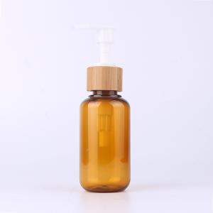 Quality Glass Roller Plastic Lotion Bottles With Bamboo Cover wholesale