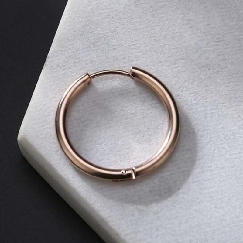 Fashion Body Jewelry 4 Colors Fancy Jewelry Cheap Unisex Mini Hoop Stainless Steel Earring