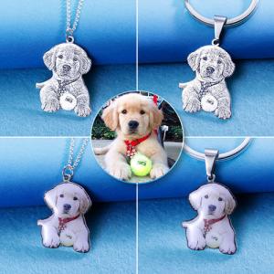 Quality 0.87in 2.2cm Custom Silver Necklaces S925 Trendy Personalized Dog Tag Necklace wholesale