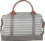 Adjustable Shoulder Strap Canvas Travel Duffle Bag Sturdy Leather Handle
