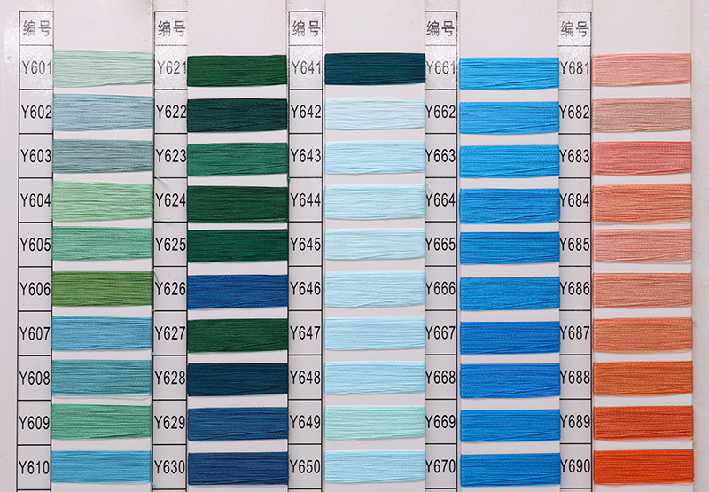 130G 5000Y Silk 120D/2 100% Viscose Rayon Embroidery Thread for Clothing Embroidery