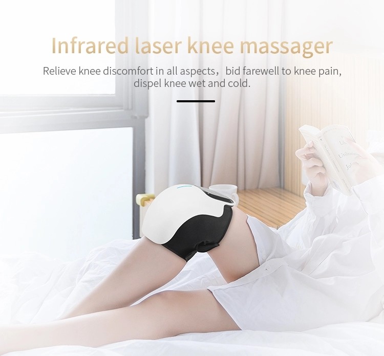 Cordless Vibration Electric Knee Massager Arthritis Heated Knee Pain Relief 3000mAh