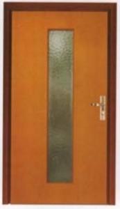 Quality MF05 ABNM 90min fire-proof wooden glass door wholesale