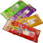 Small Yogurt Covered Ice Cream Lollipop / Hard Candies With Multi Fruit Flavor