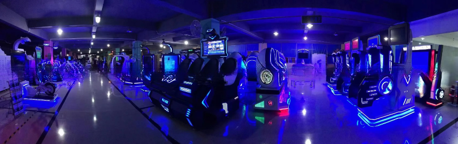 Dreamland good price vr arcade game machine 9d simulator double seats vr egg cinema 9d vr chair for sale