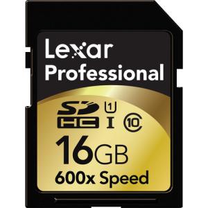 Quality Lexar 16GB SDHC Card Professional Class 10 600x UHS-I Price $16 wholesale