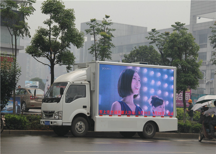 P16mm Mobile Truck LED Display For For Outdoor Events Static Constant Current Driving