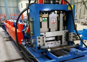 Quality CE / BV CZ Steel Frame Roll Forming Machine Hydraulic Punching Type wholesale