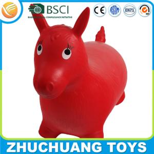Quality small inflatable rubber animals toys horse wholesale