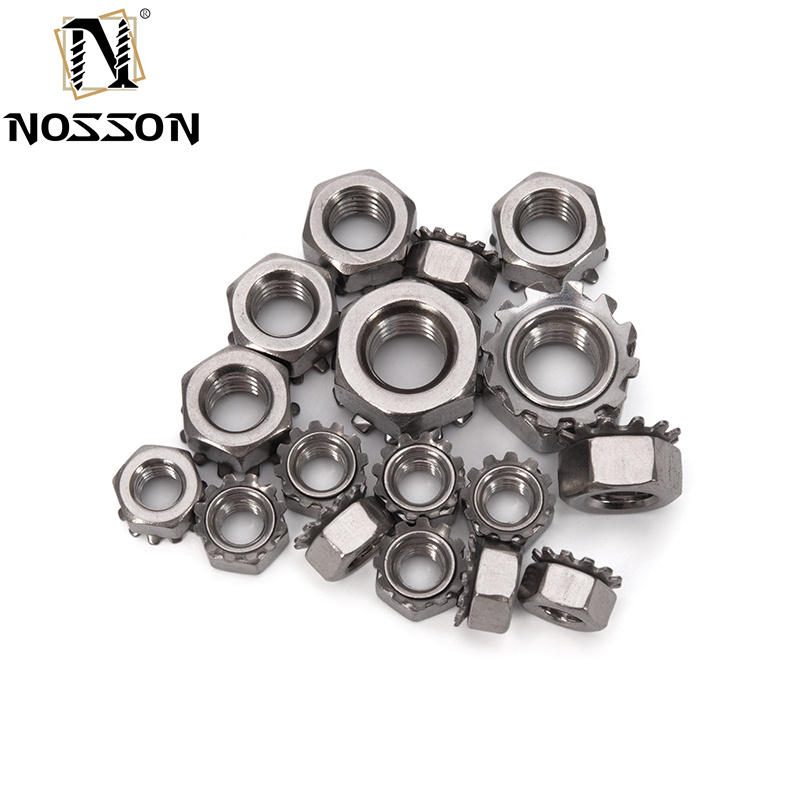 Heavy Industry Directly from ZINC PLATED Finish 304 316 Stainless Steel K Type Threaded Nuts Imperial Inch Measurement System