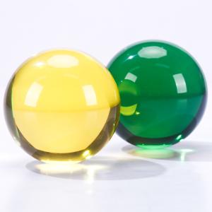 Quality 120g Resin Ball Clear Transparent Play Juggling Balls wholesale