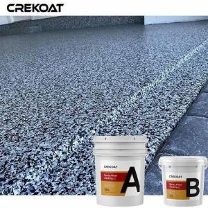 Quality Slip Resistant Epoxy Resin Floor Coating Gray Color Flakes Concrete Paint wholesale