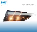 60CM Slim Slide Out Telescopic Range Cooker Hood Stainless Steel