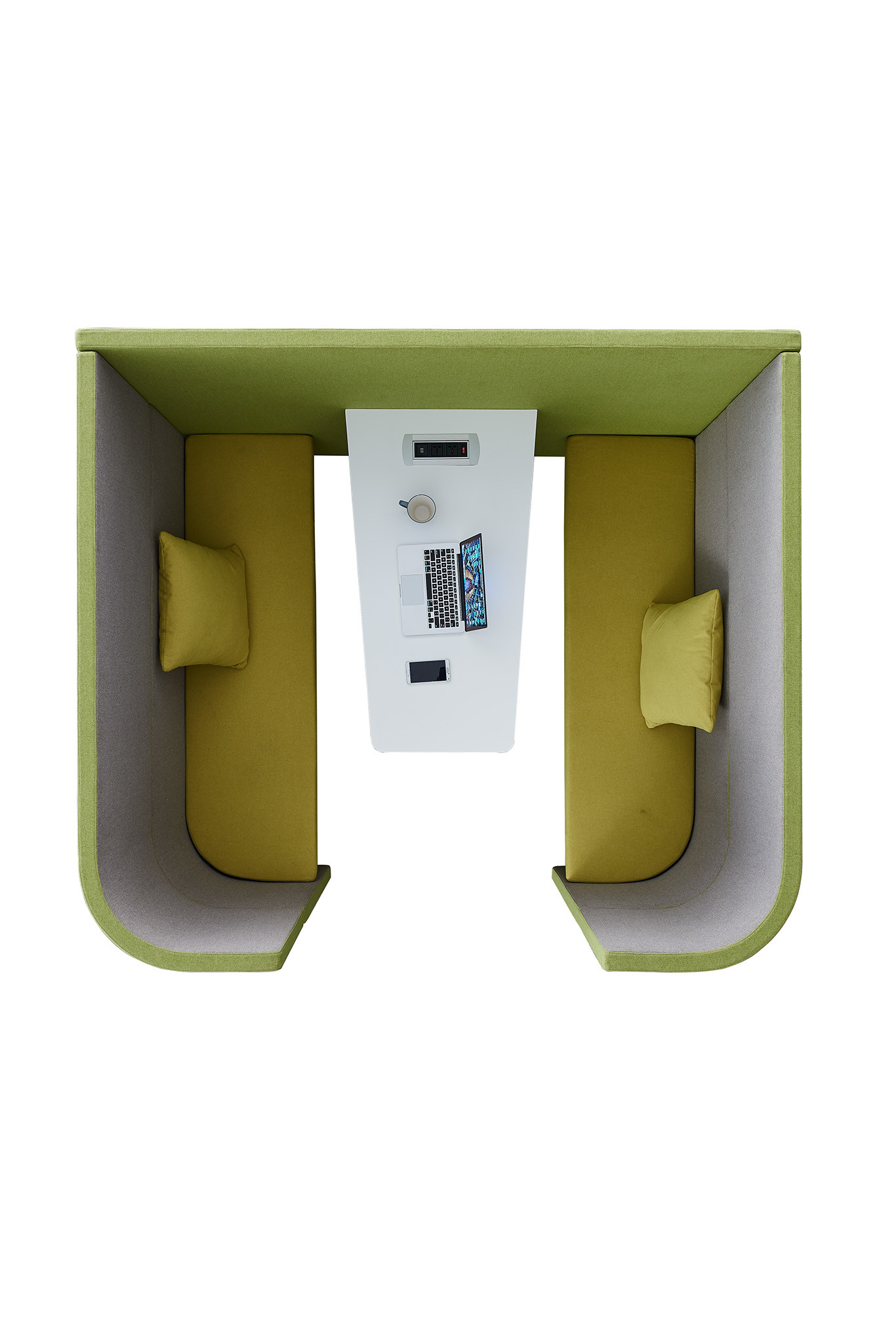 Personalized Shared Workspace Furniture For Office Reception Room