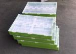 Green 600*400*360mm Foldable Collapsible Plastic Crate Stackable For Storage