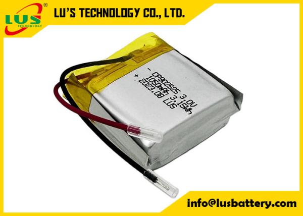 CP902525 Lithium Manganese Dioxide 3V Pouch Battery 3.0v 1050mah CP1002525 Non