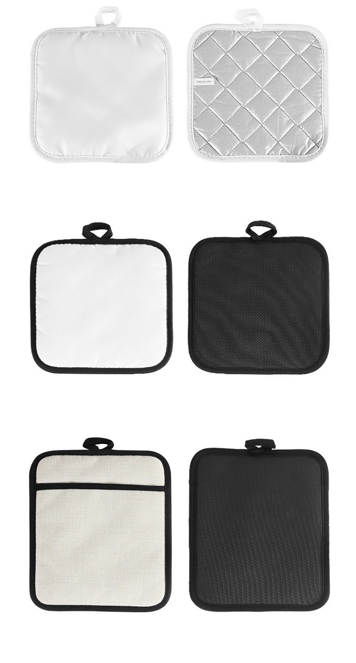 Customized Sublimation Placemats Blanks Linen And Polyester Heat Resistant Placemats